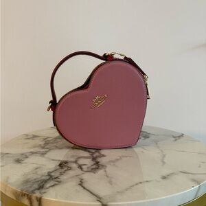 Coach Heart-Shaped Pink Bag